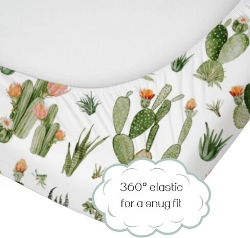 HawSkgFub Woodland Animal Friends Fitted Standard Crib Sheet for Baby Boy Girl, Neutral Forest Deer Bear Fox Owl Toddler Mattress Cover, Soft Stretchy Nursery Bed Sheets Decor Kids Gift 52 x 28 in Saudi Arabia