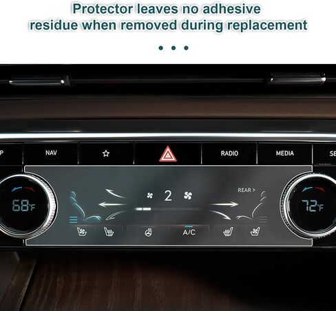 YEE PIN Screen Protector 2025 GV80 Screen Protector for 2025 GV80 Accessories for 2025 Genesis GV80 G80 27" OLED Navigation Climate Control Display Nano Protective Film 8 Pack in Kuwait
