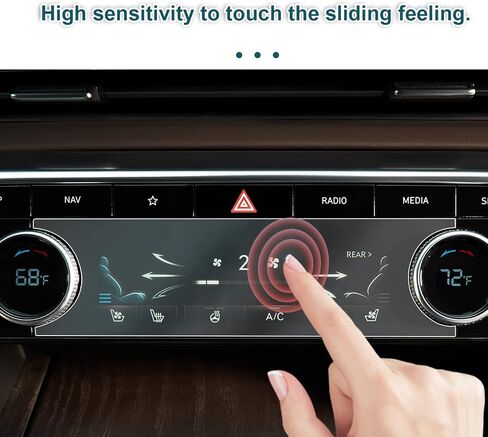 YEE PIN Screen Protector 2025 GV80 Screen Protector for 2025 GV80 Accessories for 2025 Genesis GV80 G80 27" OLED Navigation Climate Control Display Nano Protective Film 8 Pack in Kuwait