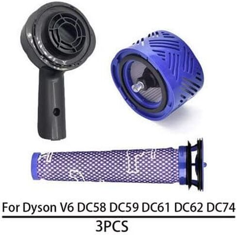 طقم عنصر مرشح الخلفي الخلفي للغطاء الخلفي للغطاء الخلفي لـ Dyson V6DC58DC59DC61DC62DC74 عنصر تصفية غطاء الغطاء الخلفي المنظف (الغطاء الخلفي المحرك+عنصر المرشح الخلفي) in Kuwait
