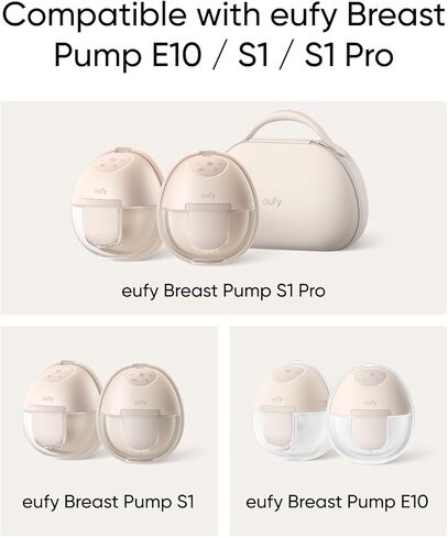 eufy Original 27mm Flange (2-Pack), Replacement Accessories for Wearable Breast Pump E10, Food-Grade Soft Silicone, Durable, Comfortable, Ergonomic Fit in Saudi Arabia