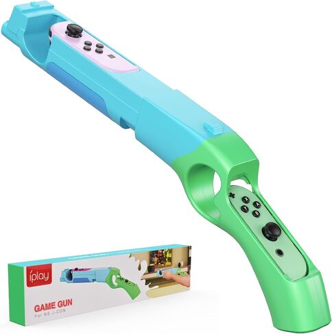 Fastsnail اطلاق النار بندقية متوافقة مع Nintendo Switch/Switch OLED ، استبدال لجوي Con Gun Game Gun Grips for Nintendo Switch Joycons/Switch OLED (Blue+Green) in Kuwait