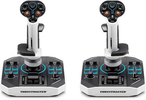 Thrustmaster Sol-R2 Hosas ، تقنية تأثير القاعة للألعاب الفائقة ، 44 أزرار مثالية لمحاكاة الطيران الفضائي (متوافق مع الكمبيوتر الشخصي) in Kuwait