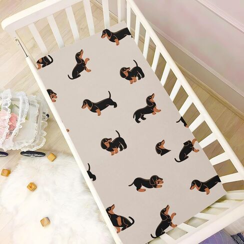 Pfrewn Crib Sheets for Boys Girls Retro Sweet Cherry Fitted Crib Sheet Fits Standard Crib Mattress Pads Stretch Soft Toddler Baby Sheet, 52x28x9IN in Kuwait