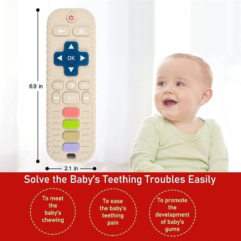 Baby Toys 0-6 Months, 2Pack Teethers for Babies 0-6 Months, 6 Month Old Baby Toys 3-6 Months, Baby Teether Toys, Infant Teething Toys for Baby Boy Girl Toys in Saudi Arabia