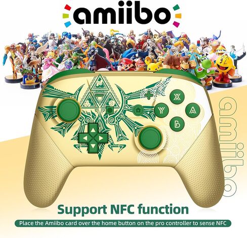Switch Pro Controller, Wireless Switch Controllers with Carrying Storage Case, Upgraded Gamepad Switch Remote Replacement for Switch Controller Support NFC/Dual Vibration/Screenshot/Wake-up Function in Saudi Arabia