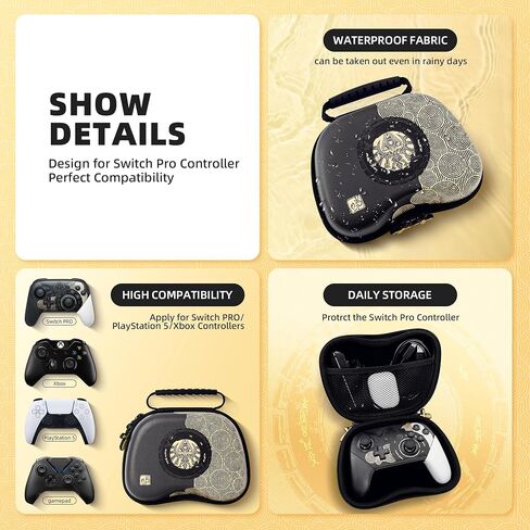 Switch Pro Controller, Wireless Switch Controllers with Carrying Storage Case, Upgraded Gamepad Switch Remote Replacement for Switch Controller Support NFC/Dual Vibration/Screenshot/Wake-up Function in Saudi Arabia