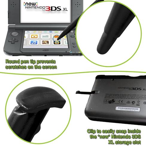مجموعة 10 أقلام جديدة لجهاز نينتندو 3DS - 10 أقلام رصاص صغيرة ملونة - قلم ستايلس متوافق مع ألعاب ووحدة التحكم 3DS الأصلية الجديدة - قلم بديل لملحقات 3DS الجديدة in Kuwait