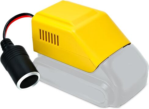 Adapter 20V to 12V Step Down Converter for Dewalt 20V, Power Wheels Battery Adapter with Cigarette Lighter Connector, Buck Converter with DC Port & Wire Terminal for Golf Cart RC Car, Heated Jacket in Saudi Arabia