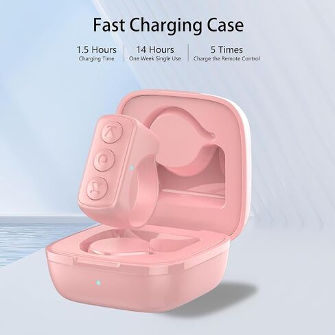 TikTok Remote Control for TikTok, Bluetooth Page Turner for iPad/Kindle App/iPhone/Android, TikTok Scrolling Ring (Pink) in Kuwait