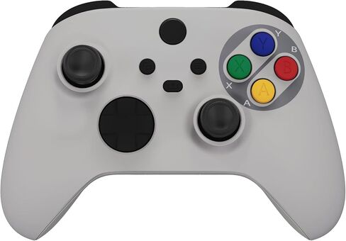 eXtremeRate Full Set Shell Buttons for Xbox Series X & S Controller, Cryo Impact Custom Replacement Side Rails Grips Front Back Plate Cover for Xbox Core Wireless Controller - Controller Excluded in Kuwait