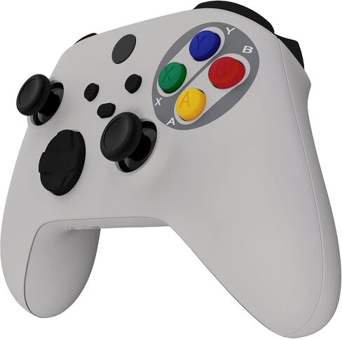 eXtremeRate Full Set Shell Buttons for Xbox Series X & S Controller, Cryo Impact Custom Replacement Side Rails Grips Front Back Plate Cover for Xbox Core Wireless Controller - Controller Excluded in Kuwait
