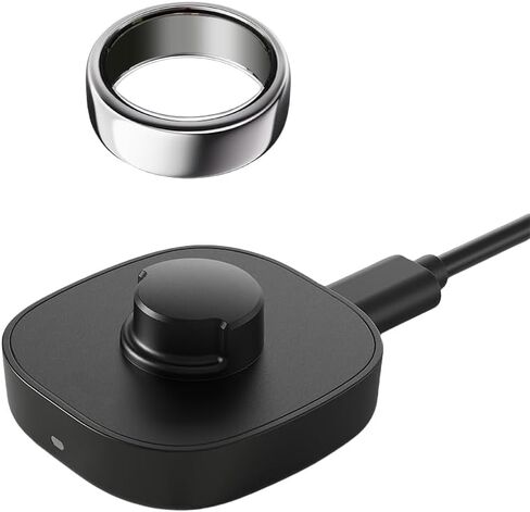 متوافق مع شاحن Oura Ring Gen3 - الحجم 11 - قفص الاتهام السريع مع كابل USB -C للحلقة الذكية (11) in Kuwait
