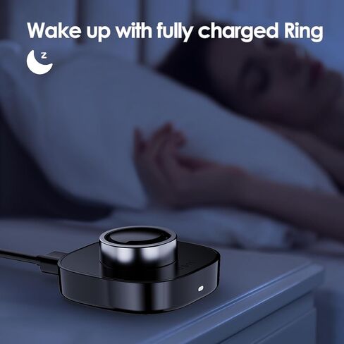 متوافق مع شاحن Oura Ring Gen3 - الحجم 11 - قفص الاتهام السريع مع كابل USB -C للحلقة الذكية (11) in Kuwait