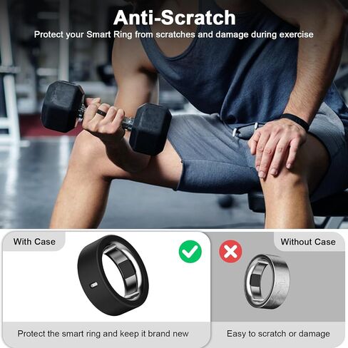 6 حزمة تغطية حلقة متوافقة مع حلقة أورا Gen 4/Oura Ring Gen 3/Oura Ring Gen 3 Horizon ، فوربورت الشحن مع الغطاء ، واقي حلقة السيليكون المرنة مضاد للخلع للرجال للنساء الذين يعملون في صالة الألعاب الرياضية in Kuwait