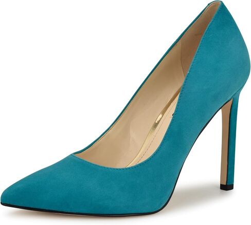 حذاء Tatiana Pump للسيدات من Nine West، جلد سويدي مخضر 405، 11 in Saudi Arabia