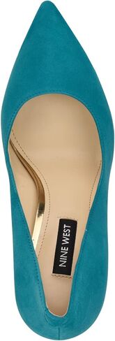 حذاء Tatiana Pump للسيدات من Nine West، جلد سويدي مخضر 405، 11 in Saudi Arabia