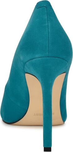 حذاء Tatiana Pump للسيدات من Nine West، جلد سويدي مخضر 405، 11 in Saudi Arabia