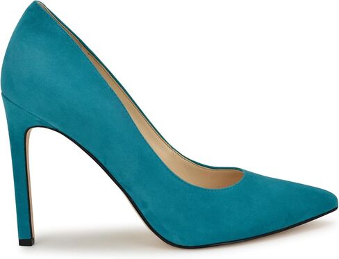 حذاء Tatiana Pump للسيدات من Nine West، جلد سويدي مخضر 405، 11 in Saudi Arabia