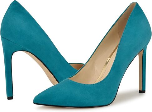 حذاء Tatiana Pump للسيدات من Nine West، جلد سويدي مخضر 405، 11 in Saudi Arabia