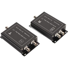 Video Multiplexer 2 Channel 400m Support AHD CVBS, Hot Swap Camera Video Multiplexer for Real Time , Long Distance and MultipleCompatibility