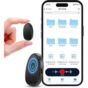 128GB(9680 Hours) Digital Voice Recorder with Triple Noise Reduction,Portable Recording Device with External Speaker, MP3 Audio Recorder for Work and Lectures,Black