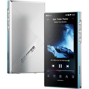 JadeAudio/FiiO JM21 Android 13 Hi-Res Music Player MP3 with Snapdragon 680, Bluetooth WiFi USB DAC 12.5H Playtime (Sky Blue)