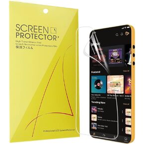 Compatible for 24six family player 2 Screen Protector, [6 Pack] Full Coverage TPU Clear Film Compatible for 24six family player 2 (6 Pack)