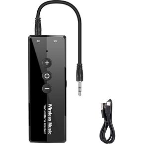 Upgraded Bluetooth 5.3 Transmitter 3-in-1, Portable Wireless Rechargeable Transceiver Adapter for TV PC, Stereo Audio Receiver for Car Speaker System in Kuwait