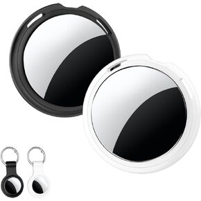 2 Pack Air Tracker Tag [Apple MFi Certified] Pair with Apple Find My(iOS Only) Bluetooth Smart Air Tag Key Finder Item Locator Waterproof Finder Worldwide Tracking for Pet Wallet Backpack Dog Luggage