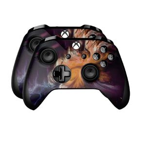 Glossy Glitter Skin Compatible with Microsoft Xbox One Controller (2 Pack) - Vintage Elegance - Premium 3M Vinyl Protective Wrap Decal Cover - Easy to Apply | Crafted in The USA by MightySkins