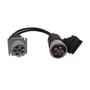 MASTRACK - OBD 2 Extension Splitter y -Cable 6 Pin Male and Female to 16 PIN Adapter | للشاحنات والسيارات الاتصال بأدوات المسح ، قارئ التشخيص ، GPS Tracker
