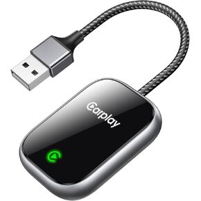 2025 Upgraded Wireless CarPlay Adapter for iPhone, Converts Wired to Wireless Car Play Adapter, Auto Connect, Mini Size, Compatible with Cars from 2016 & iOS 10+