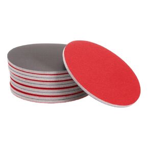 uxcell 20pcs 400 Grit Sanding Sponge 6 Inch Hook and Loop Sponge Sanding Disc for Orbital Sander, Wet/Dry Use Sponge Buffer for Car Wood Drywall Metal Furniture Polishing