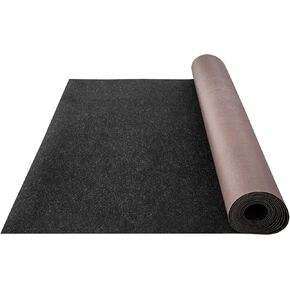 VEVOR Marine Carpet, 6 x 13 ft Boat Carpeting, Charcoal Black Marine Grade Boat Carpet, Indoor/Outdoor Marine Carpeting w/Water-Proof TPR Backing, Water-Proof Carpet Roll for Home, Patio, Porch, Deck