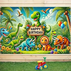 ​ Blissyard Happy Birthday Banner Backdrop 71x 43 inches Red Black Birthday Party Decorations Photography Background for Kids Men Women Anniversary Birthday Party Banner Supplies ​
