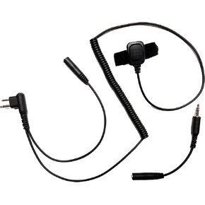 Arrowmax ACD35PTT-M1 Universal 2-Pin M1 to 3.5mm Audio Adapter with One-Touch PTT Compatible with Motorola CP200D R2 DEP450 BPR40D CP200 CP185 BPR40 Radios & 3.5mm Headsets with in-Line Mics