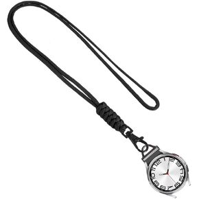 Necklace Compatible with Samsung Galaxy Watch 7 6 5 4 FE 40mm 44mm/6 Classic 43mm 47mm/4 Classic 42mm 46mm/5 Pro 45mm,No Gap Pendant Adapter Clip for Samsung Watch Fob
