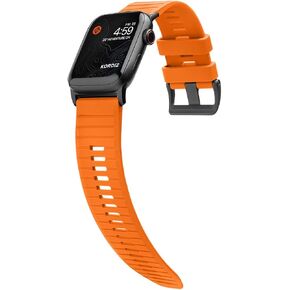 Enduro Max - Sport Band for Apple Watch Series 10 - Band Waterproof Silicone Apple Watch للرجال ، Frugged & Secure Fit ، Treasable و Sweatproof Prescons Band for Iwatch Series 10 9 8 7-1 SE SE2