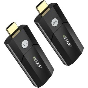 EDUP 4K Wireless HDMI Transmitter and Receiver 4K Ultra Hd Decoding & Projection,Plug and Play, 2.4G/5G, Wireless HDMI Extender for Streaming Video/Audio to Monitor from PC/TV Box/Projector
