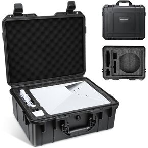 Starlink Mini Case, Waterproof Hard Case with Foam for Precision Fit, Upgraded Latch, Lightweight and Portable, Perfect for Starlink Mini Dish Kit, Travel, Camping, RV,Indoor & Outdoor Use