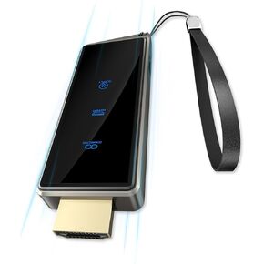 Wireless HDMI Display Dongle Adapter, Portable 2.4/5G Wireless Display Adapter for Streaming Media Video/Audio from Smartphone, Laptop to HDTV/Monitor/Projector,Supports iOS, Android,Windows,Mac OS