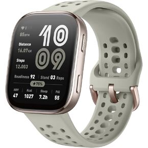 Amazfit Bip 6 Smart Watch 46mm, 14 Day Battery, 1.97" AMOLED Display, GPS & Free Maps, AI, Bluetooth Call & Text, Health, Fitness & Sleep Tracker, 140+ Workout Modes, 5 ATM Water-Resistance, Black