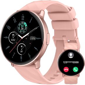 Smart Watch for Men Women with Call Text Reminder, Smartwatch 1.39" Touch Screen, Fitness Watch with Heart Rate/Sleep/Steps/Calories Monitor, 112+ Sport Mode, IP68 Waterproof Activity Trackers