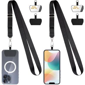 COOKOOKY Phone Lanyard and Phone Tether Tab Patches,Universal Phone Case Patch Strap Compatible with Most Phone Cases