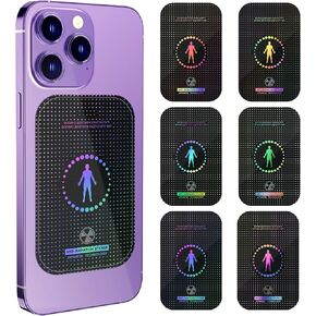 6 Pcs Protection Cell Phone Stickers, Effective Protector Cell & Smart Phones, Laptops, Tablets, TV, Monitors - All Devices Great Gift for Anyone 3.82 * 2.35 Inches
