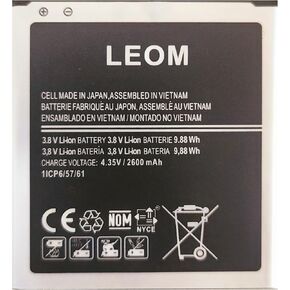 LEOM EB-BG530CBU EB-BG530CBZ بديلة للبديل لـ Galaxy Grand Prime SM-G530 ، Galaxy J3 Prime J327A ، J327T ، J337A ، J337T.