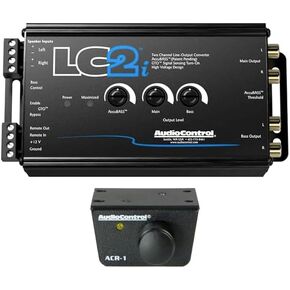 AudioControl LC2i 2-Channel Line Out Converter with AccuBASS and Subwoofer Control - Remote Included for AudioControl Processors
