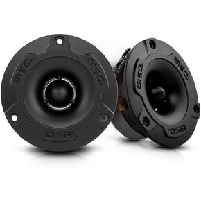 DS18 PRO-TWX1 Aluminum Super Bullet Tweeter 1", 240W Max, 4 Ohms, Built in Crossover - PRO Tweeters are The Best in The Pro Audio and Voceteo Market (2 Speakers Included) (Renewed)
