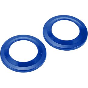 2 Pcs A Pillar Speaker Ring Cover Trim for Jeep Wrangler JK 2007-2014 Window A Pillar Front Horn Speaker Cover Stereo Audio Frame Trims ABS Blue